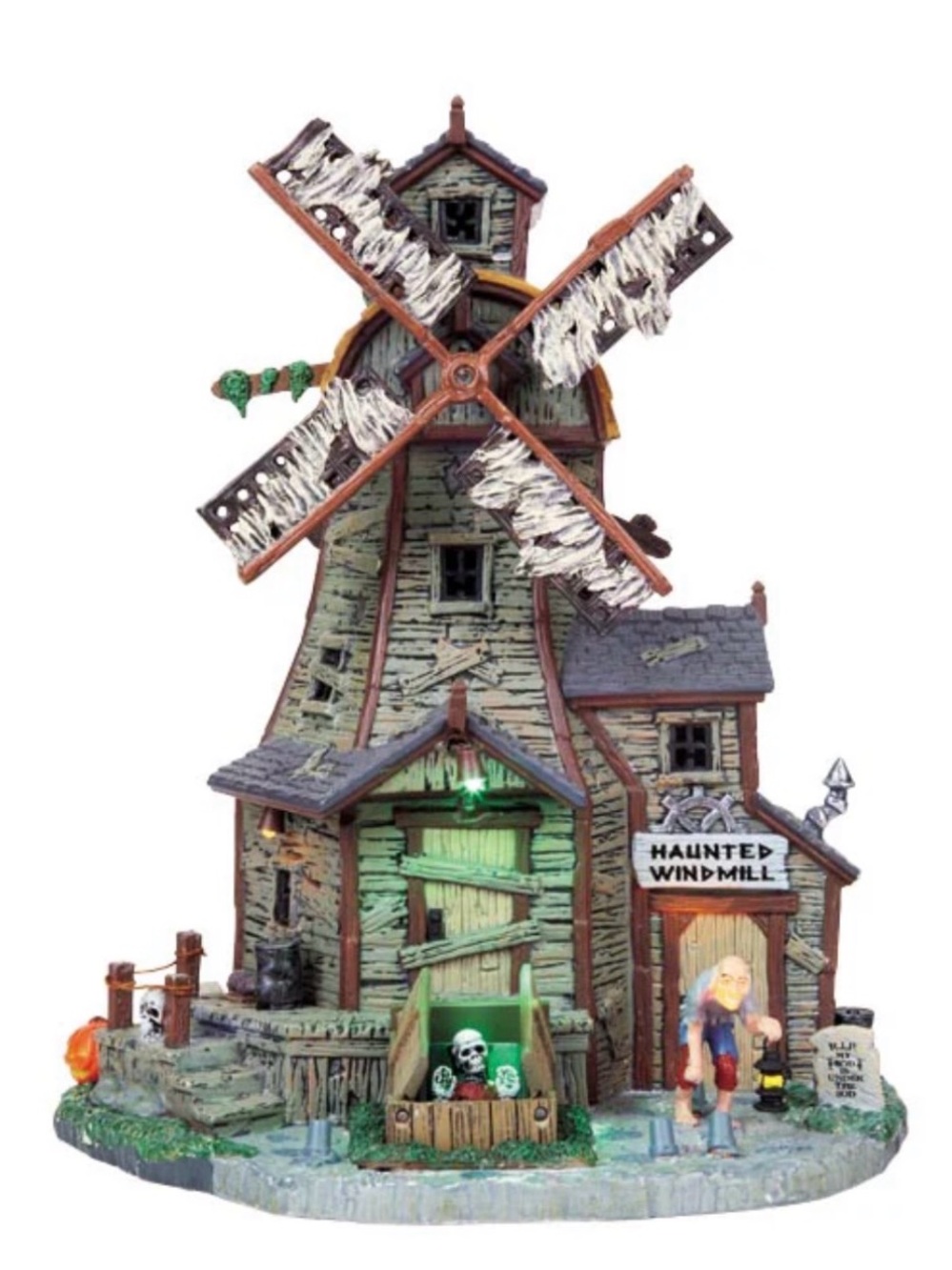 RARE LEMAX Haunted Windmill, EUC, Halloween, RETIRED